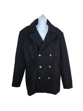 Barneys New York X Forever 21 Womens M Black Peacoat
